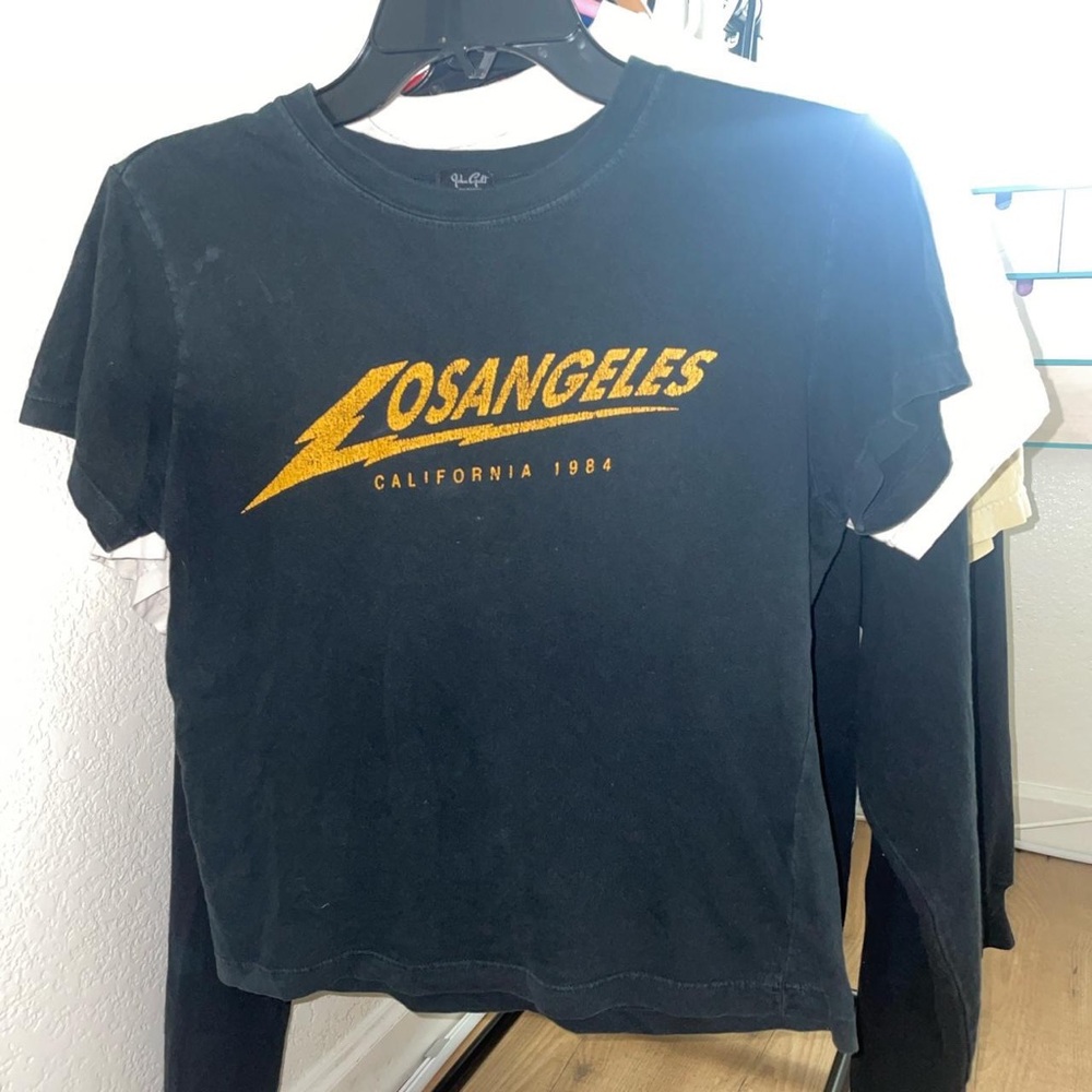 Brandy Melville Los Angeles black top, perfect condition, one size